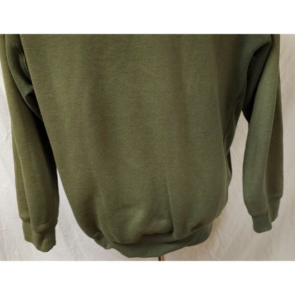 i5 apparel Large Green 1/4 zip Fleece Aspen Colorado Logo Sweatshirt Jacket - Picture 9 of 11